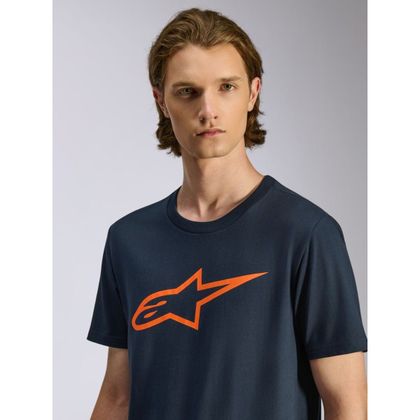 T-Shirt manches courtes Alpinestars AGELESS 2.0 - Bleu / Orange