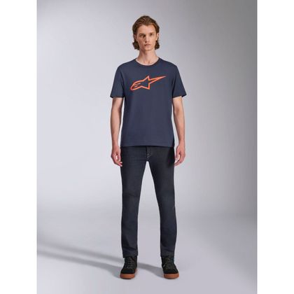 T-Shirt manches courtes Alpinestars AGELESS 2.0 - Bleu / Orange