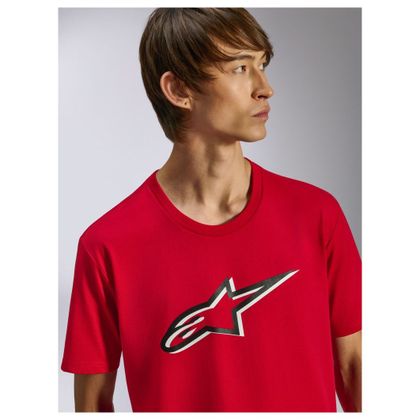 T-Shirt manches courtes Alpinestars AGELESS SHADOW CSF T - Noir / Rouge
