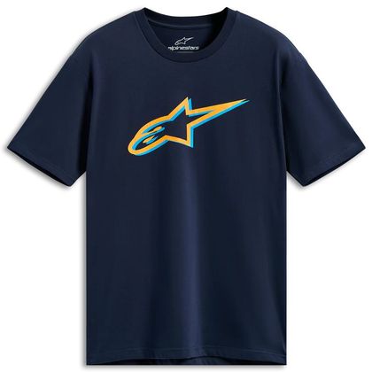 Alpinestars AGELESS SHADOW CSF T-shirt met korte mouwen - Blauw / Oranje Ref: AP3373 
