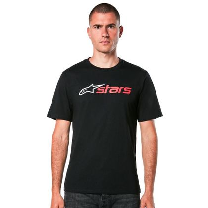 T-Shirt manches courtes Alpinestars BLAZE 2.0 CSF TEE - Negro / Rojo