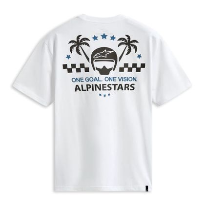 Alpinestars BESTELLUNG CSF Kurzärmeliges T-Shirt - Weiß / Schwarz