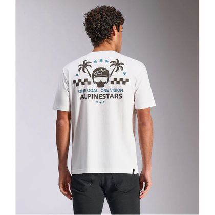 Alpinestars BESTELLUNG CSF Kurzärmeliges T-Shirt - Weiß / Schwarz