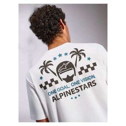 Alpinestars BESTELLUNG CSF Kurzärmeliges T-Shirt - Weiß / Schwarz