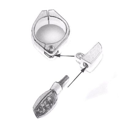 Collane Brazoline alluminio Nero diametro da 38 a 41 mm universale - Nero
