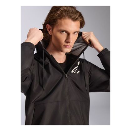 Veste Alpinestars SPEEDER CHROMIUM WINDBREAK - Noir / Blanc