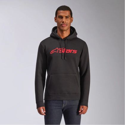 Sweat Alpinestars BLAZE HOODIE V3 - Noir / Rouge