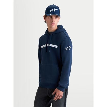 Alpinestars RACE WORDMARK Sweatshirt - Blau / Weiß