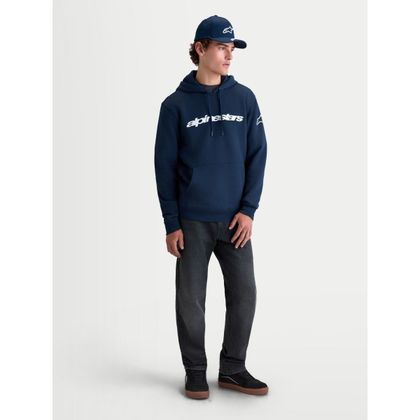 Alpinestars RACE WORDMARK Sweatshirt - Blau / Weiß