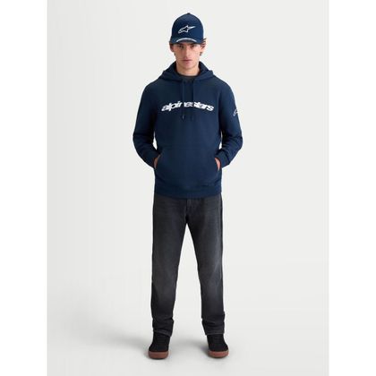 Alpinestars RACE WORDMARK Sweatshirt - Blau / Weiß