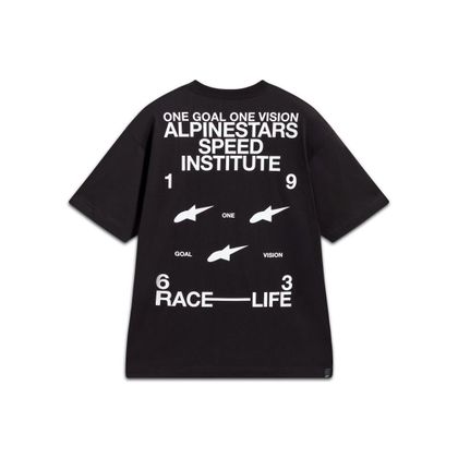 T-Shirt manches courtes Alpinestars INSTITUTE OVERSIZED - Noir