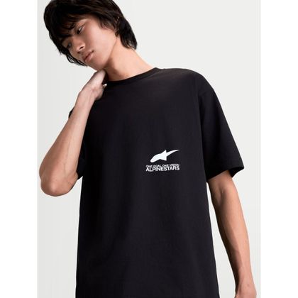 T-Shirt manches courtes Alpinestars INSTITUTE OVERSIZED - Noir