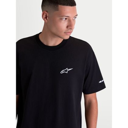 T-Shirt manches courtes Alpinestars MANDATE OVERSIZED - Noir