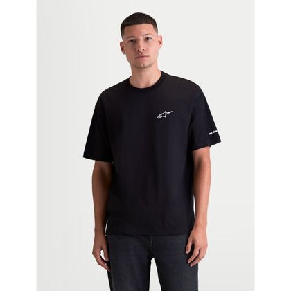 T-Shirt manches courtes Alpinestars MANDATE OVERSIZED - Noir