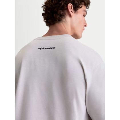 Tričko s krátkým rukávem Alpinestars PRELUDE OVERSIZED - Šedá