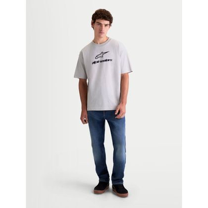 Tričko s krátkým rukávem Alpinestars PRELUDE OVERSIZED - Šedá