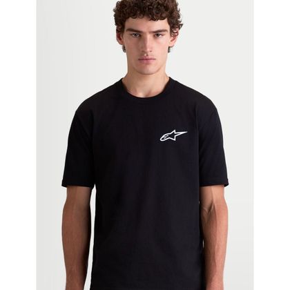 Alpinestars COMBO BACK Kurzärmeliges T-Shirt - Schwarz / Weiß