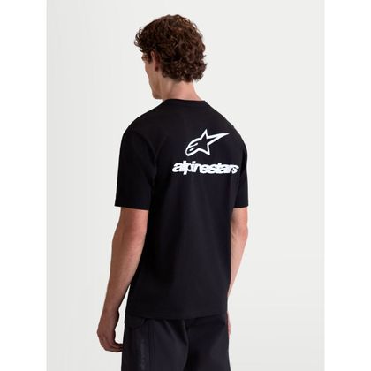 Alpinestars COMBO BACK Kurzärmeliges T-Shirt - Schwarz / Weiß