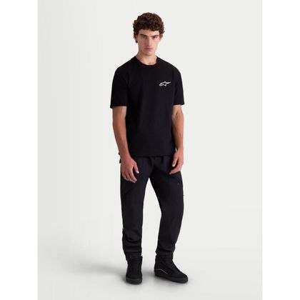 Alpinestars COMBO BACK Kurzärmeliges T-Shirt - Schwarz / Weiß