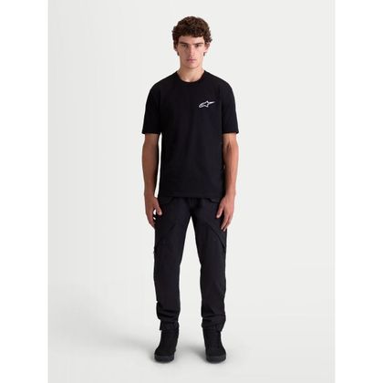Alpinestars COMBO BACK Kurzärmeliges T-Shirt - Schwarz / Weiß