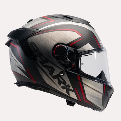 Casque intégral Shark SPARTAN GT PRO CARBON - KROMIUM - Noir / Rouge