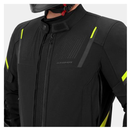 Blouson Moto Shima RUSH 3.0 - Noir / Jaune