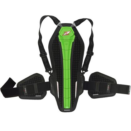 Zandona HYBRID BACK PRO X8 - COLOR Slabbetje met riempjes - Groen