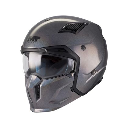 Kask jet MT HELMETS STREETFIGHTER SV S - PURE - Szary