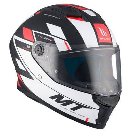 Casque MT HELMETS STINGER 2 - ZIVZE - Noir / Blanc