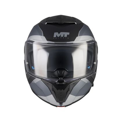 Modulárna prilba MT HELMETS ATOM 2 SV - KASTER MATT - Šedá / Čierna