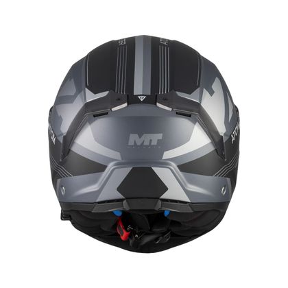 Modulárna prilba MT HELMETS ATOM 2 SV - KASTER MATT - Šedá / Čierna