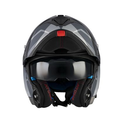 Modulárna prilba MT HELMETS ATOM 2 SV - KASTER MATT - Šedá / Čierna