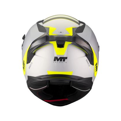 MT HELMETS BRAKER SV - INCEPTION MATT Fuldkasker - Grå / Gul