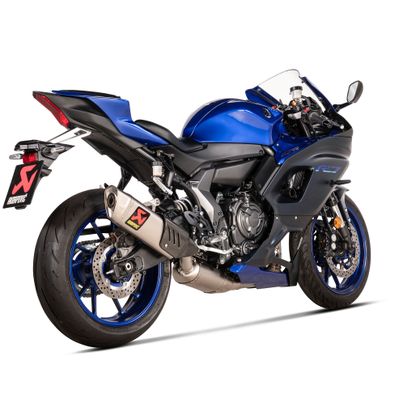 Ligne Complète Akrapovic Racing titane Embout Inox - Gris