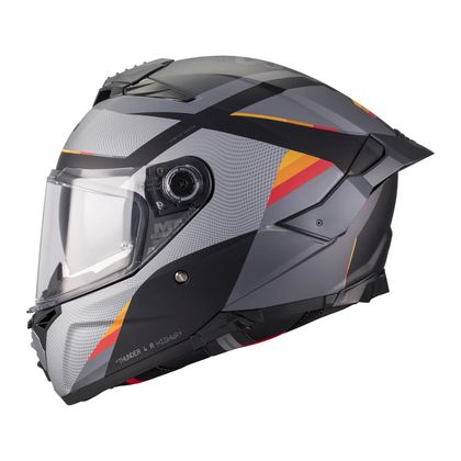 Integralna čelada MT HELMETS THUNDER 4 SV - HIGHWAY MATT - Siva / Črna