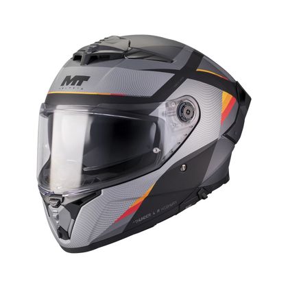 Integralna čelada MT HELMETS THUNDER 4 SV - HIGHWAY MATT - Siva / Črna Ref : MTH0238 