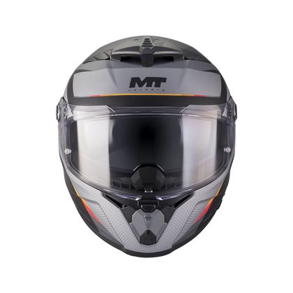 Integralna čelada MT HELMETS THUNDER 4 SV - HIGHWAY MATT - Siva / Črna