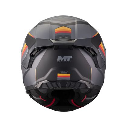 Integralna čelada MT HELMETS THUNDER 4 SV - HIGHWAY MATT - Siva / Črna