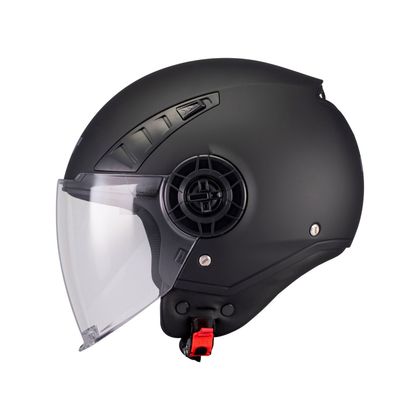 Otvorený prilba MT HELMETS AERIS - PURE MATT - Čierna