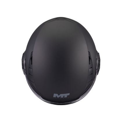 Otvorený prilba MT HELMETS AERIS - PURE MATT - Čierna
