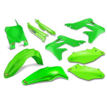 Kit de piezas de plástico CYCRA Powerflow verde flúor