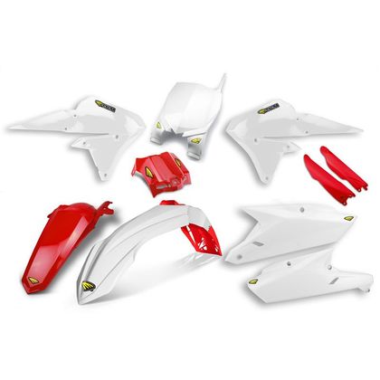 Kit plastiche CYCRA Powerflow Bianco/Rosso