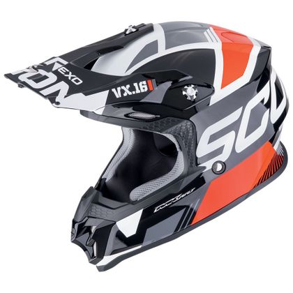 Scorpion Exo VX-16 EVO AIR - ANALOG 2026 Cross helmet - Black / Red
