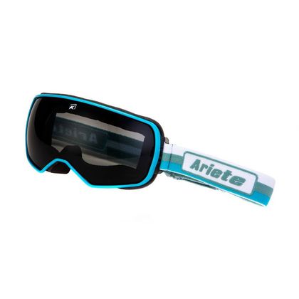 Gafas para moto Ariete FEATHER LITE BLUE/WHITE - Azul / Blanco