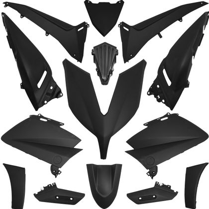 Kit carénage P2R noir mat (14 pièces) maxi-scooter - Noir