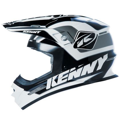 Casco de motocross Kenny TRACK 2015 NEGRO GRIS  Ref : KE0176 