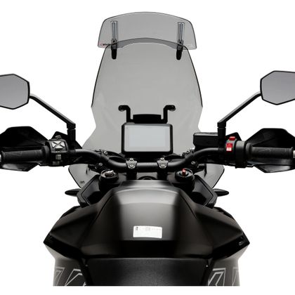 Puig TOURING met vizier Bubbel - Grijs