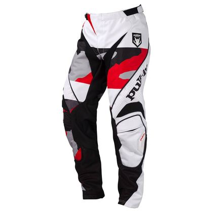 Pantalón de motocross Pull-in FIGHTER  CAMO NEGRO BLANCO ROJO 2016 Ref : PUL0121 