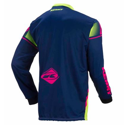 Maillot cross Kenny TRACK YOUTH - MARINE / LIME / ROSE FLUO -