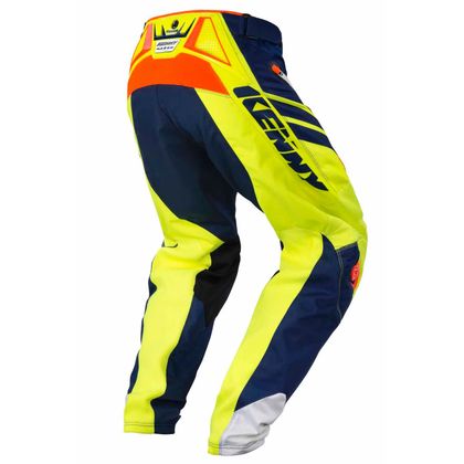 Pantalón de motocross Kenny TITANIUM - AZUL MARINO/AMARILLO FLÚOR -  2017